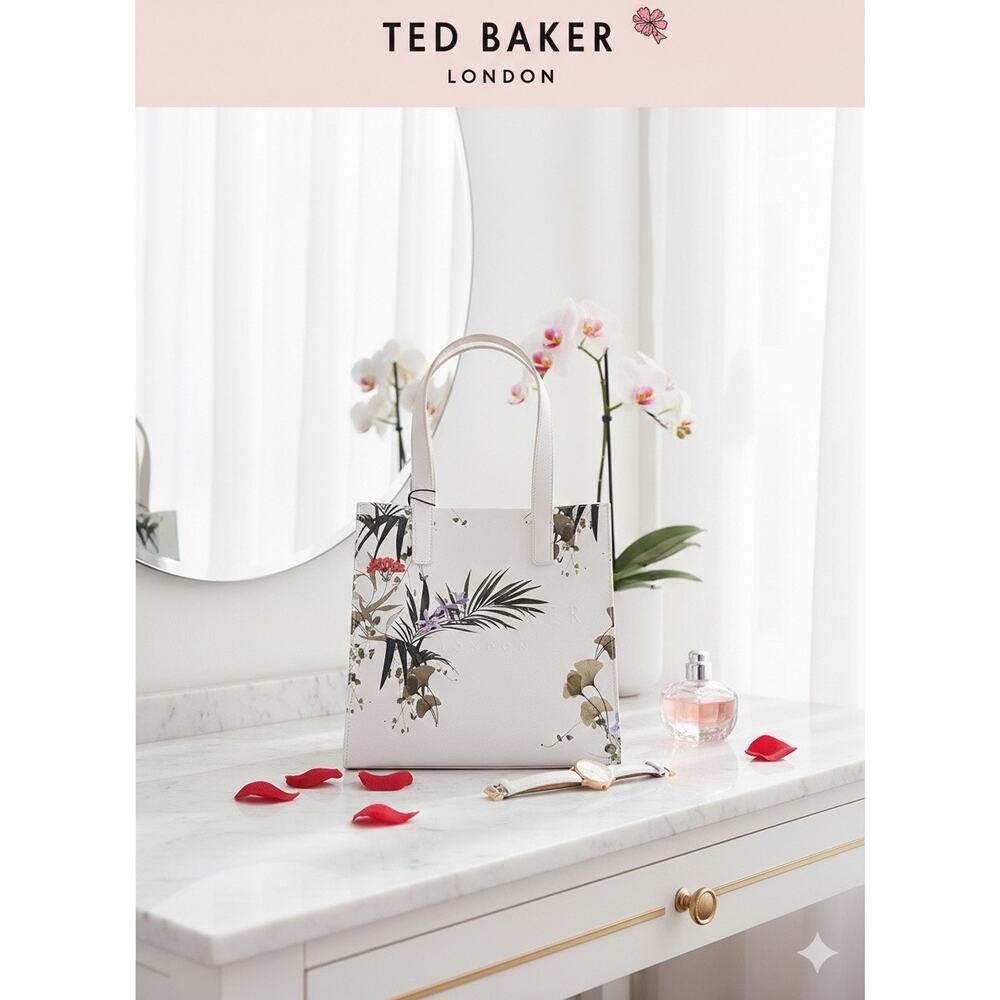 NWT Ted Baker London "The Icon" Small Floral Tote